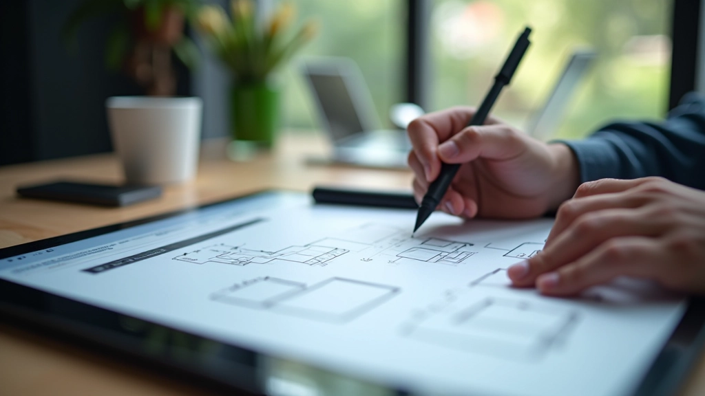 Design methodology and wireframing process in action