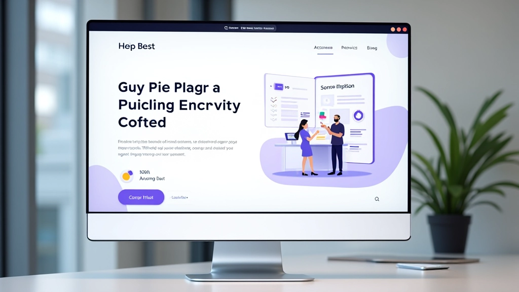 SaaS landing page project